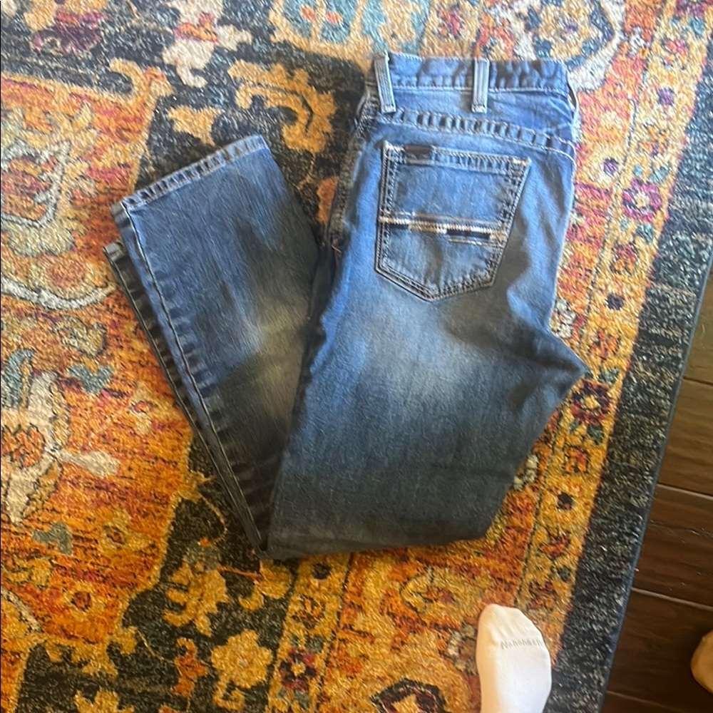 Ariat Blue Straight Jeans Classic Denim Style